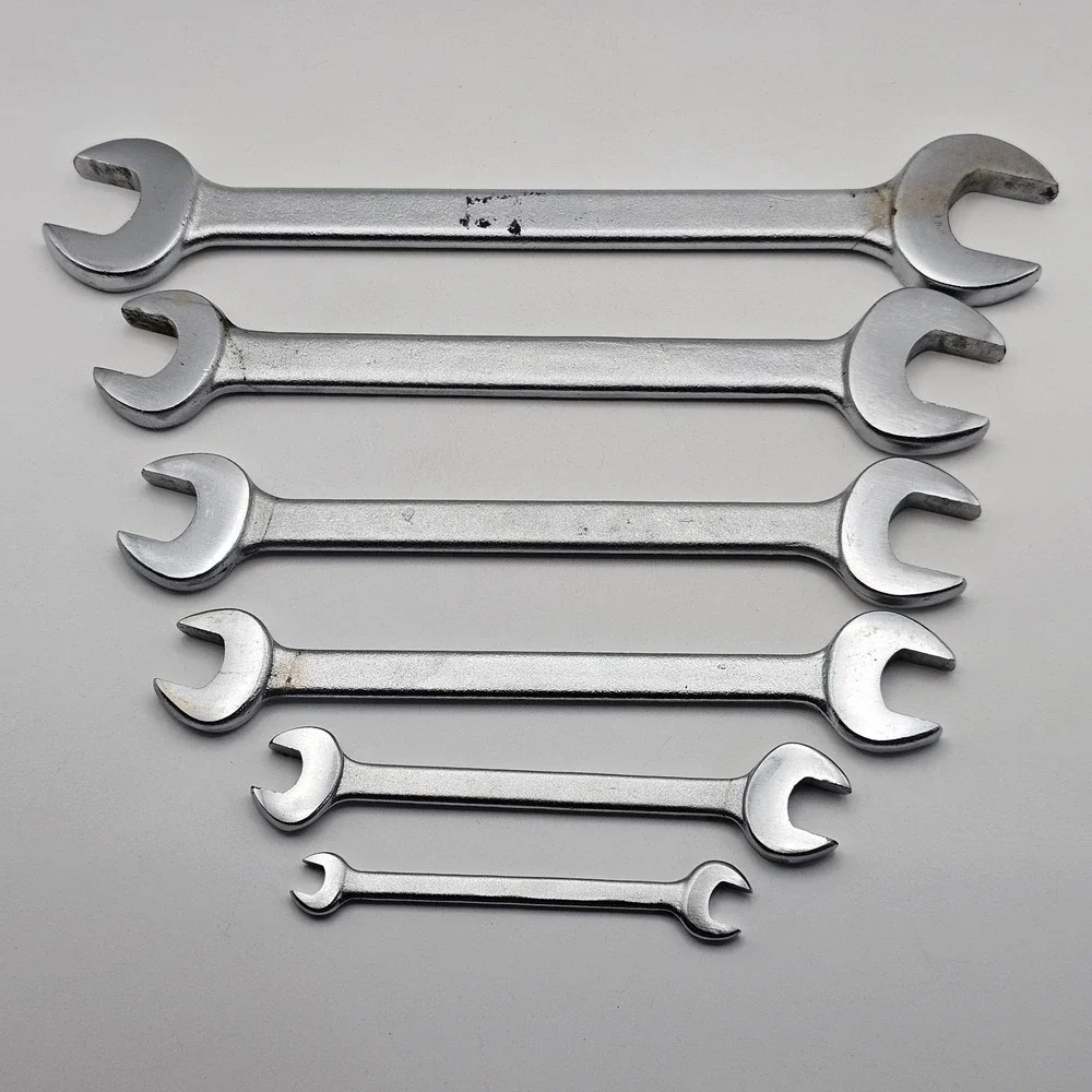 Vintage Thorsen Double Open End Wrench Set 1/4" to 7/8" USA Made Lot Of 6 - Picture 11 of 15